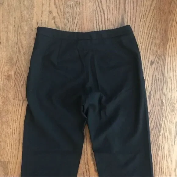 Milly flat from straight black pants 4 high waist - Picture 5 of 6